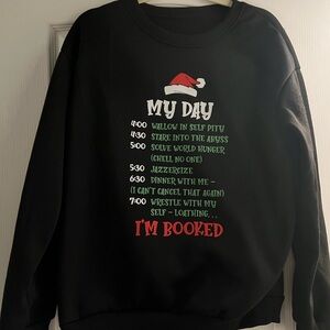 The Grinch I’m Booked Christmas Sweatshirt